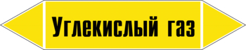 Маркировка трубопровода "углекислый газ" (пленка, 358х74 мм) - Маркировка трубопроводов - Маркировки трубопроводов "ГАЗ" - магазин "Охрана труда и Техника безопасности"