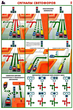 ПС48 Сигналы светофоров (пластик, А2, 2 листа) - Плакаты - Автотранспорт - магазин "Охрана труда и Техника безопасности"